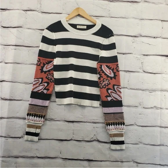 We the free people vintage cuffs rush sweater top size medium - Picture 4 of 10